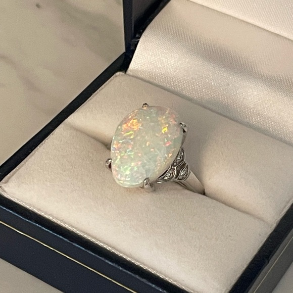 Opal Ring Size 6.5 - Picture 3 of 11